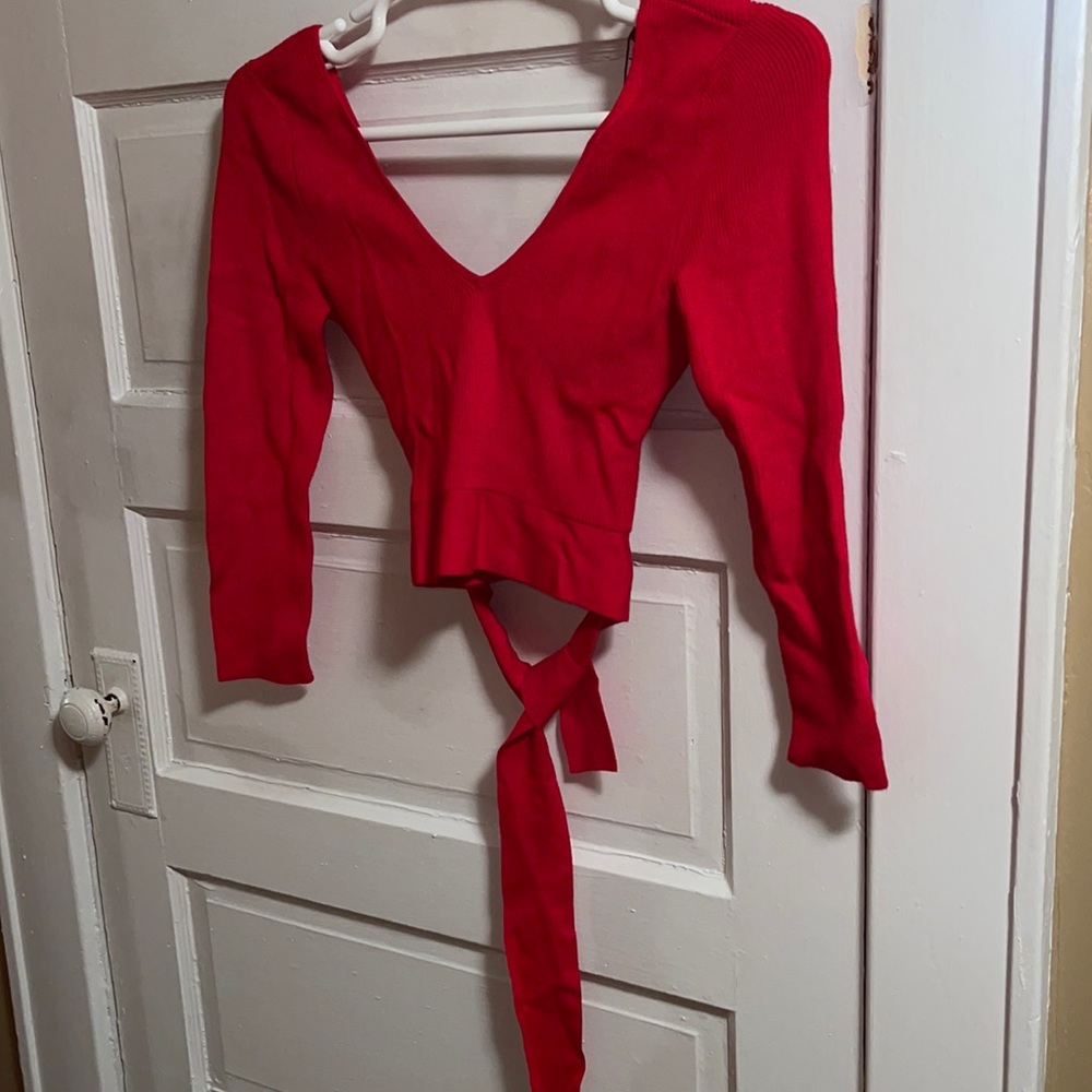 Cross over sweater size Medium